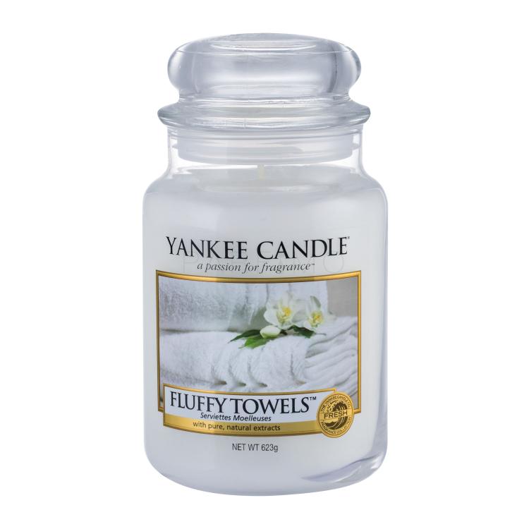 Yankee Candle Fluffy Towels Illatgyertya 623 g színelváltozás