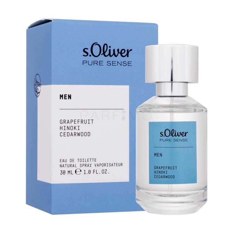 s.Oliver Pure Sense Eau de Toilette férfiaknak 30 ml sérült doboz