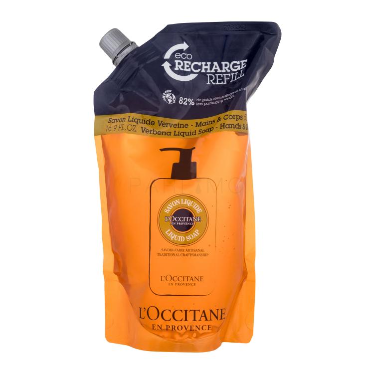 L&#039;Occitane Verveine (Verbena) Liquid Soap Folyékony szappan nőknek Refill 500 ml