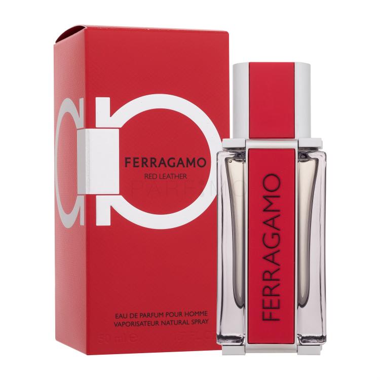 Ferragamo Ferragamo Red Leather Eau de Parfum férfiaknak 50 ml sérült doboz