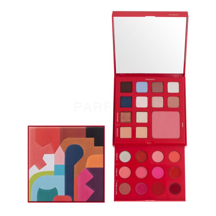 Pupa Pupart M Make-Up Palette Red Sminkkészlet nőknek 18,8 g