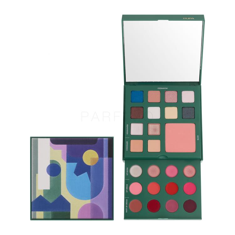 Pupa Pupart M Make-Up Palette Green Sminkkészlet nőknek 18,8 g