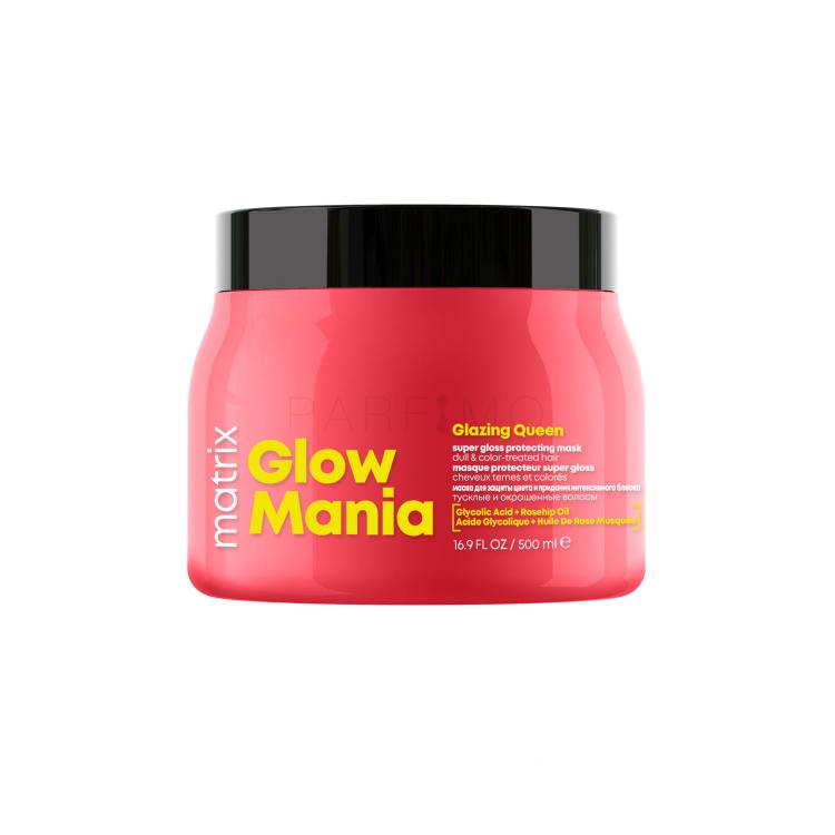 Matrix Glow Mania Glazing Queen Mask Hajpakolás nőknek 500 ml