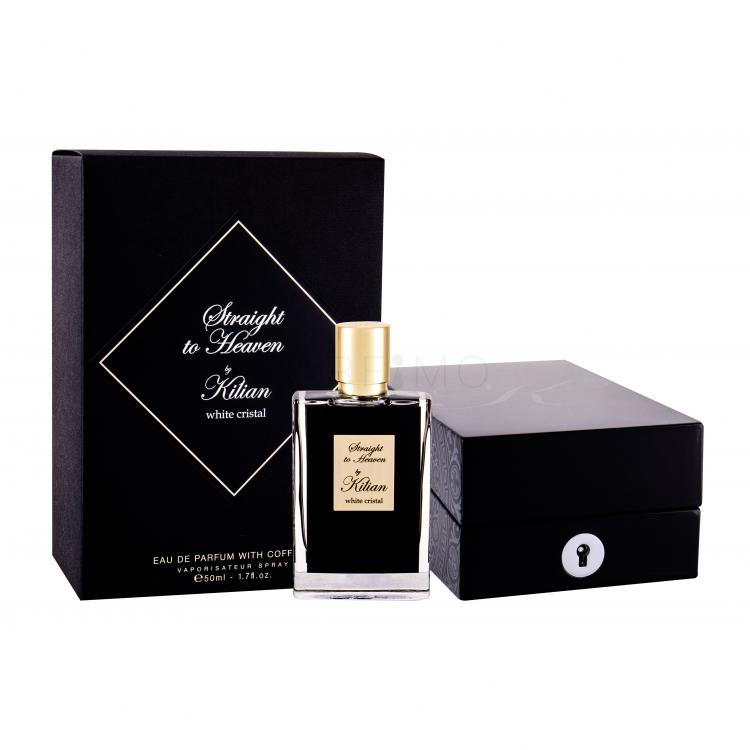 By Kilian The Cellars Straight to Heaven White Cristal Ajándékcsomagok Eau de Parfum 50 ml + parfümtartó Utántölthető