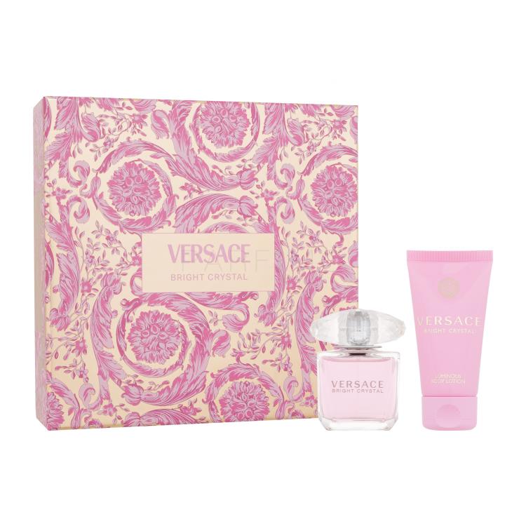 Versace Bright Crystal Ajándékcsomagok Eau de Toilette 30 ml + testápoló tej 50 ml