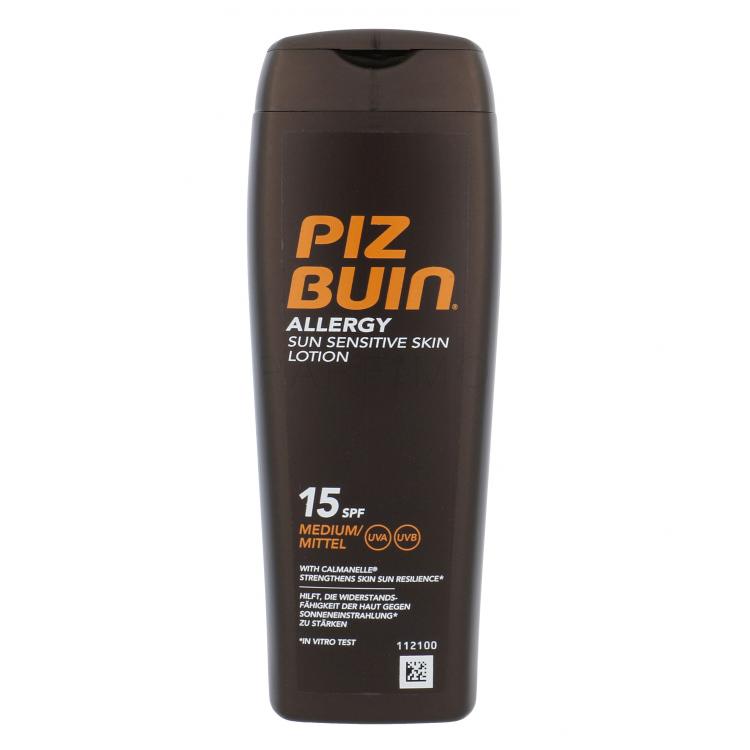 PIZ BUIN Allergy Sun Sensitive Skin Lotion SPF15 Fényvédő készítmény testre 200 ml