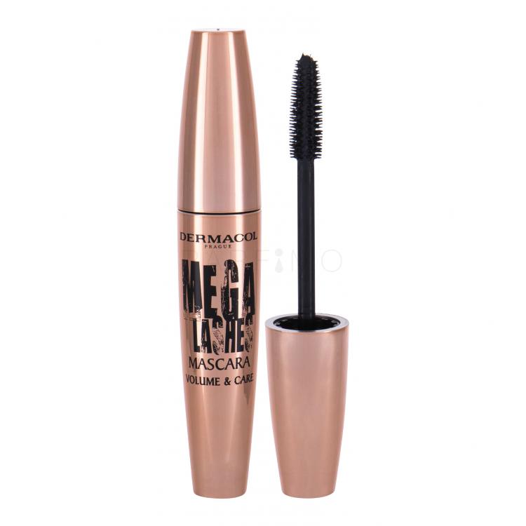 Dermacol Mega Lashes Volume &amp; Care Szempillaspirál nőknek 11,5 ml Változat Black