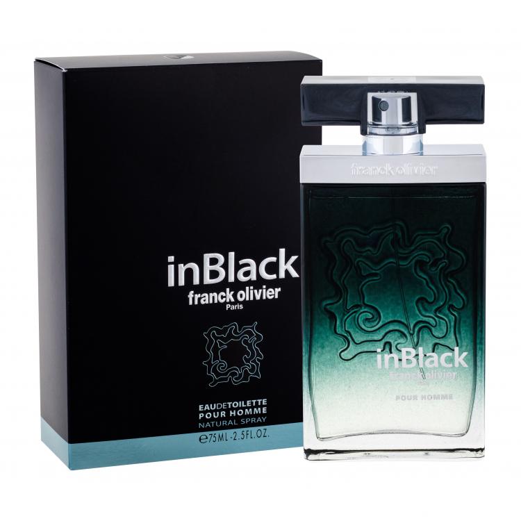 Franck Olivier In Black Eau de Toilette férfiaknak 75 ml