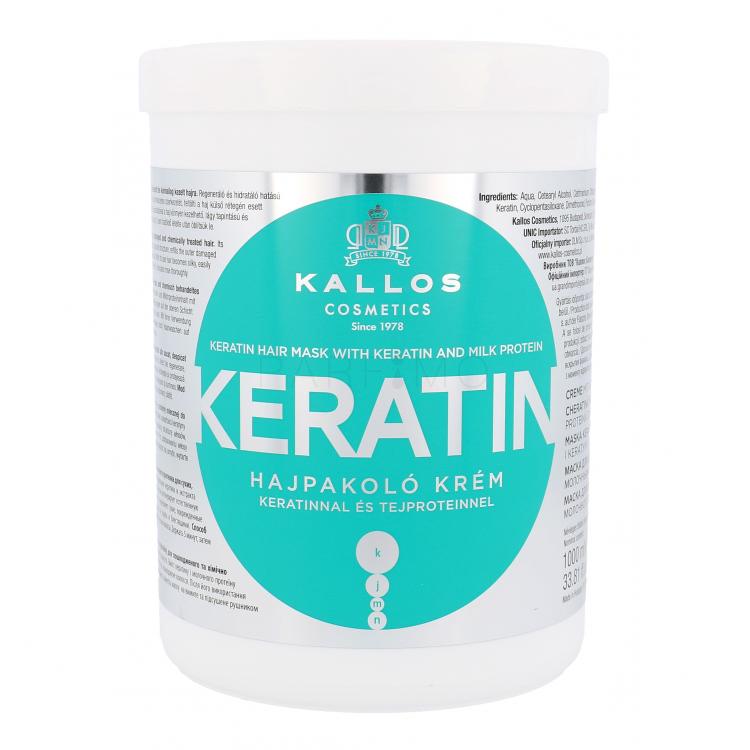 Kallos Cosmetics Keratin Hajpakolás nőknek 1000 ml