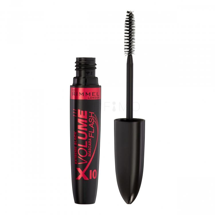 Rimmel London Mascara Volume Flash X10 Szempillaspirál nőknek 8 ml Változat 001 Extreme Black