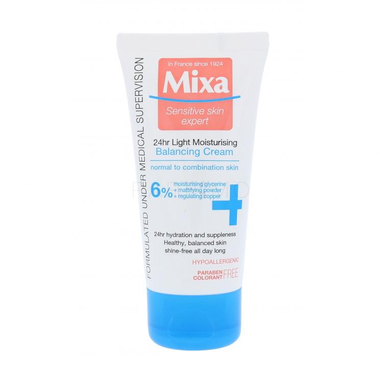 Mixa 24H Moisturising Balancing Cream Nappali arckrém nőknek 50 ml