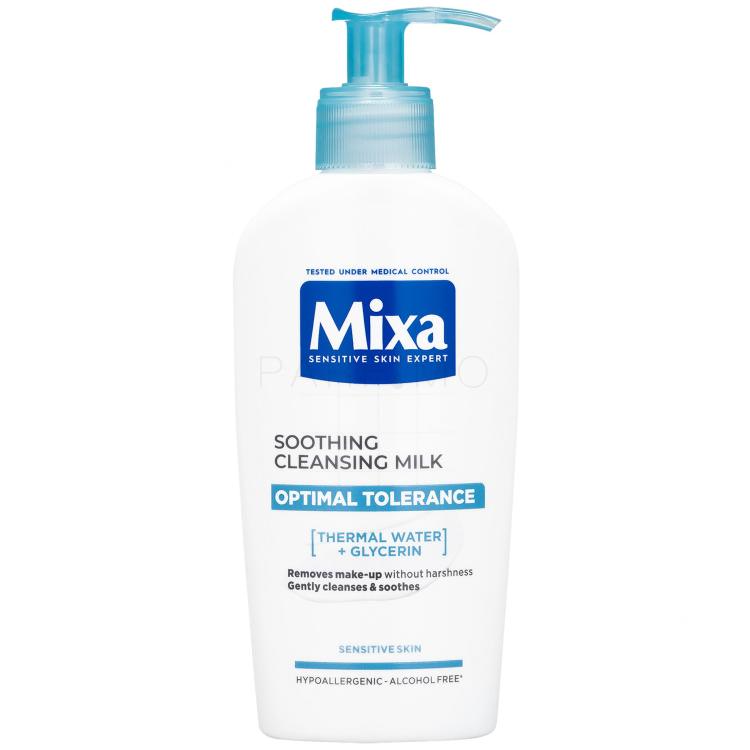 Mixa Optimal Tolerance Soothing Cleansing Milk Arctisztító tej nőknek 200 ml