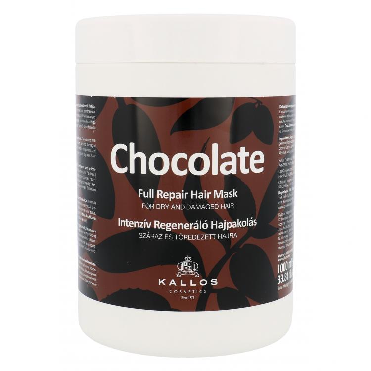 Kallos Cosmetics Chocolate Hajpakolás nőknek 1000 ml