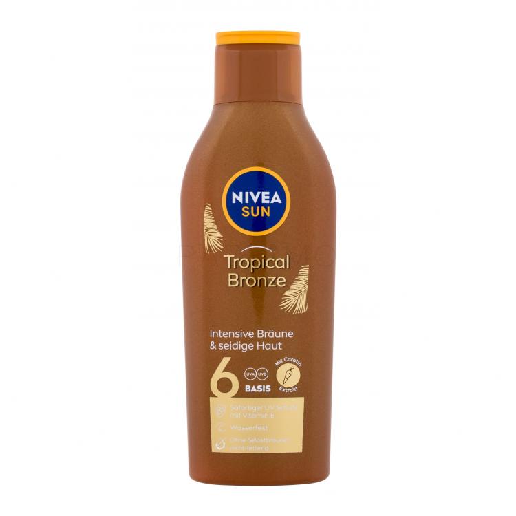 Nivea Sun Tropical Bronze Milk SPF6 Fényvédő készítmény testre 200 ml