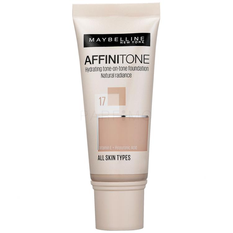 Maybelline Affinitone Alapozó nőknek 30 ml Változat 17 Rose Beige