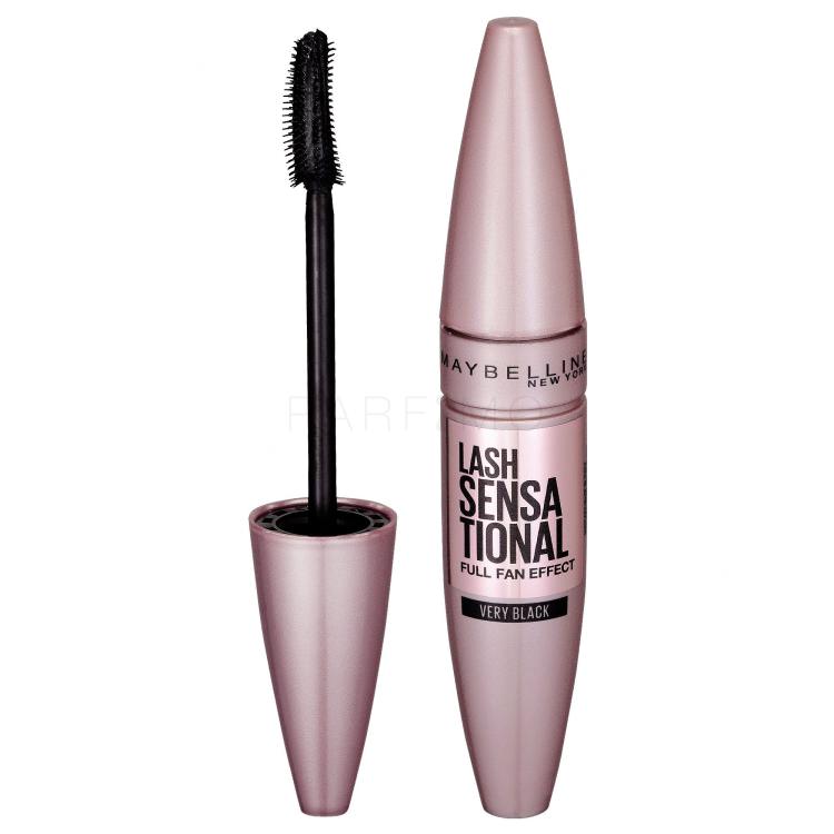 Maybelline Lash Sensational Szempillaspirál nőknek 9,5 ml Változat Very Black