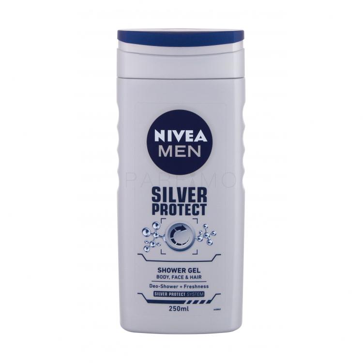 Nivea Men Silver Protect Tusfürdő férfiaknak 250 ml