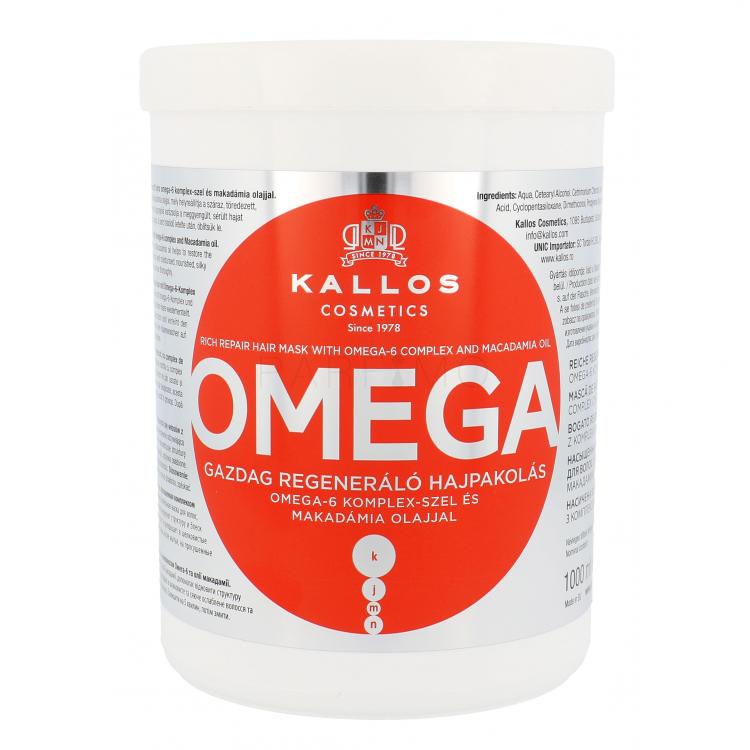 Kallos Cosmetics Omega Hajpakolás nőknek 1000 ml