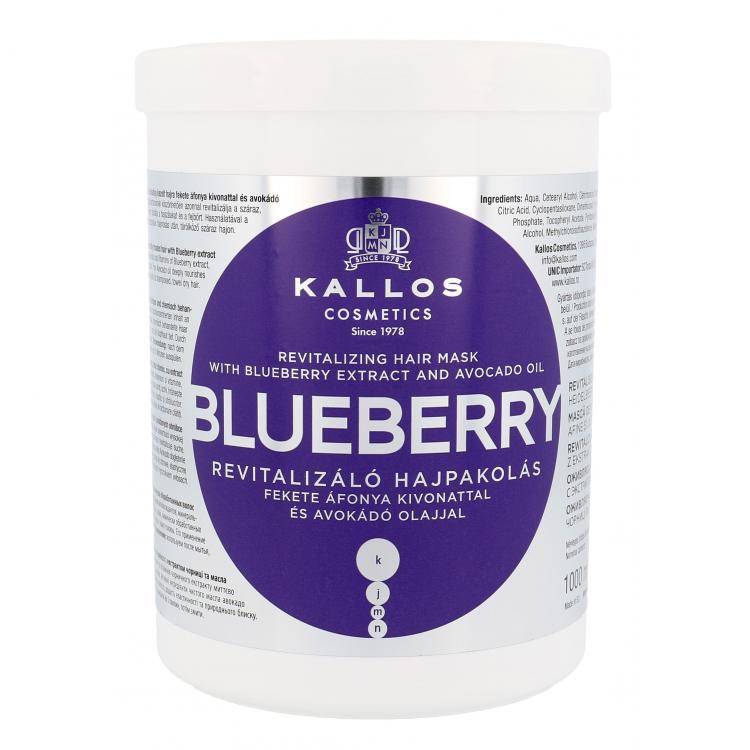 Kallos Cosmetics Blueberry Hajpakolás nőknek 1000 ml