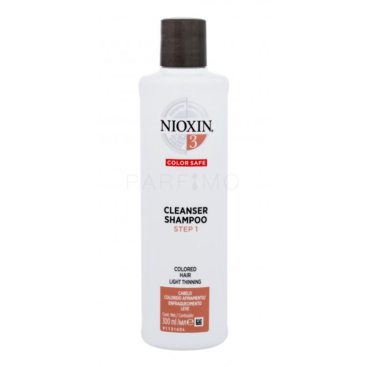 Nioxin System 3 Color Safe Cleanser Sampon nőknek 300 ml