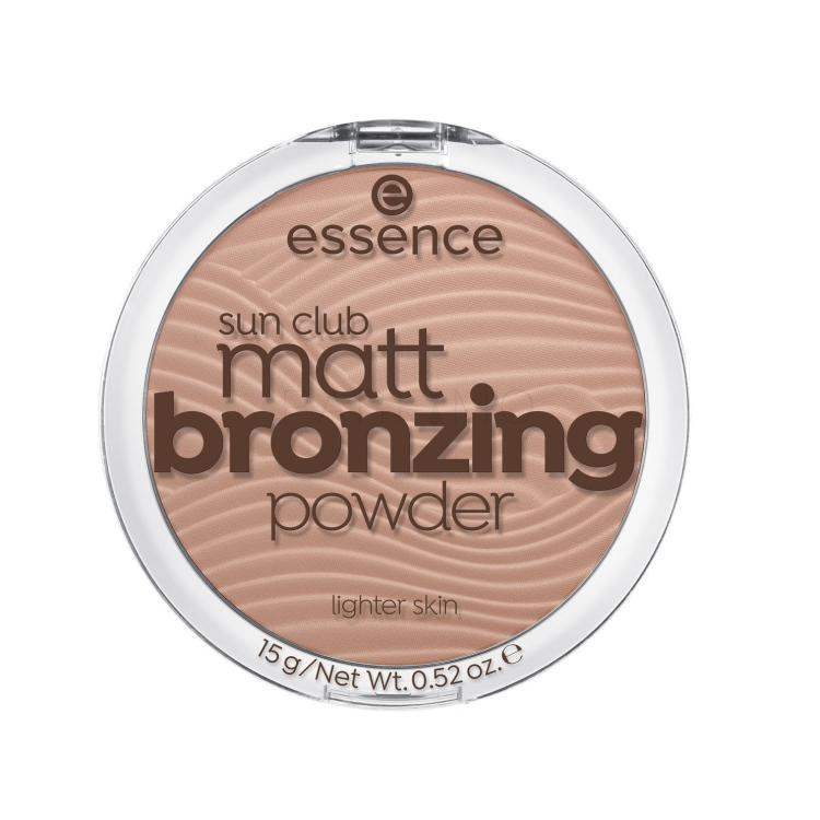 Essence Sun Club Matt Bronzing Powder Bronzosító nőknek 15 g Változat 01 Natural