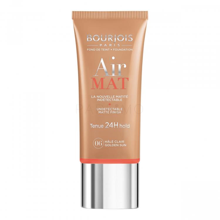 BOURJOIS Paris Air Mat SPF10 Alapozó nőknek 30 ml Változat 06 Golden Sun