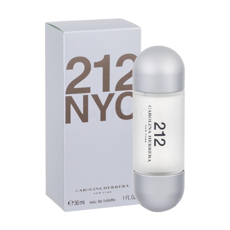 Carolina Herrera 212 NYC Eau de Toilette nőknek 30 ml sérült doboz