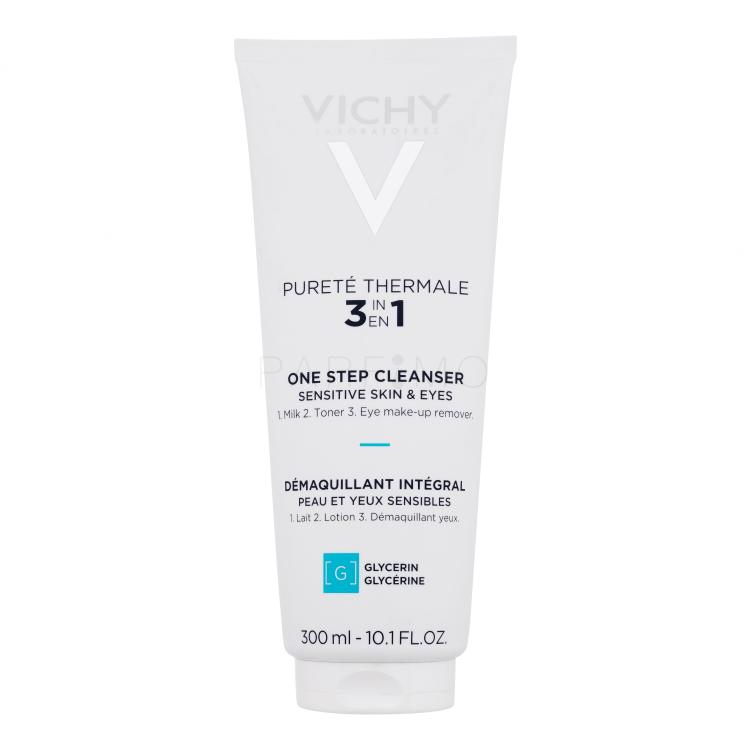 Vichy Pureté Thermale 3 in 1 Sminklemosó arcra nőknek 300 ml