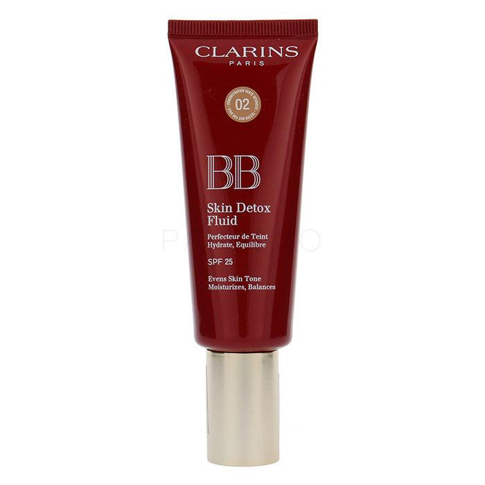 Clarins BB Skin Detox Fluid SPF25 BB krém nőknek 45 ml Változat 02 Medium teszter