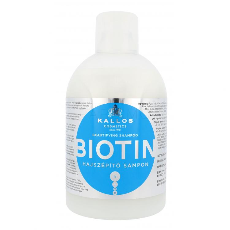 Kallos Cosmetics Biotin Sampon nőknek 1000 ml