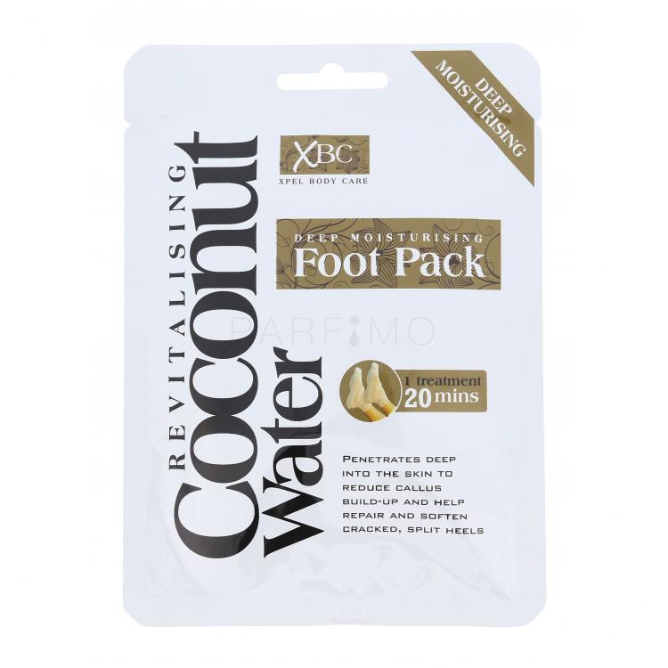 Xpel Coconut Water Deep Moisturising Foot Pack Lábmaszk nőknek 1 db