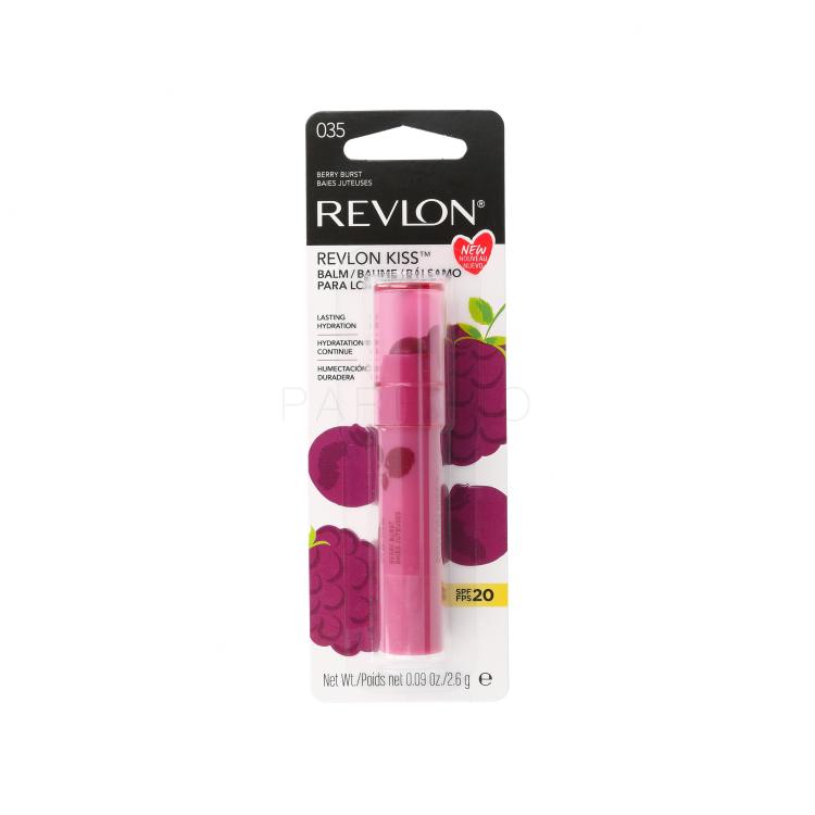 Revlon Revlon Kiss SPF20 Ajakbalzsam nőknek 2,6 g Változat 035 Berry Burst