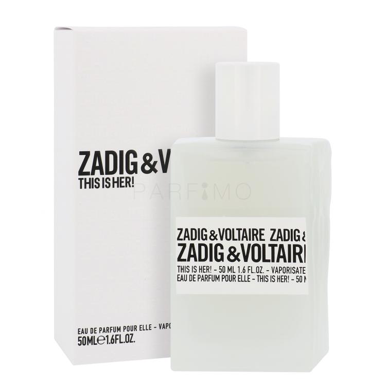 Zadig &amp; Voltaire This is Her! Eau de Parfum nőknek 50 ml