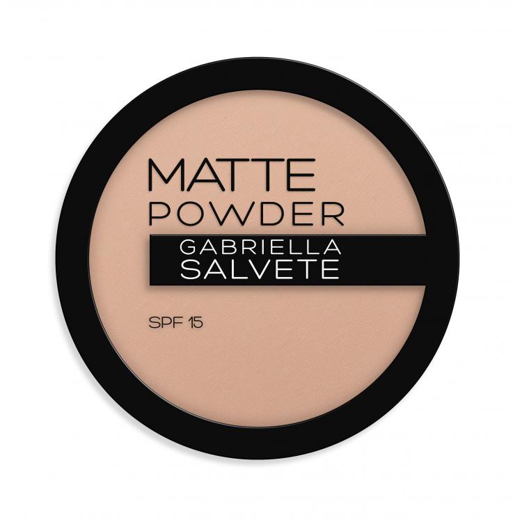 Gabriella Salvete Matte Powder SPF15 Púder nőknek 8 g Változat 01