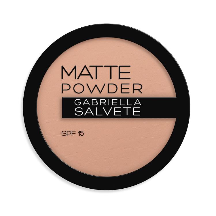 Gabriella Salvete Matte Powder SPF15 Púder nőknek 8 g Változat 03