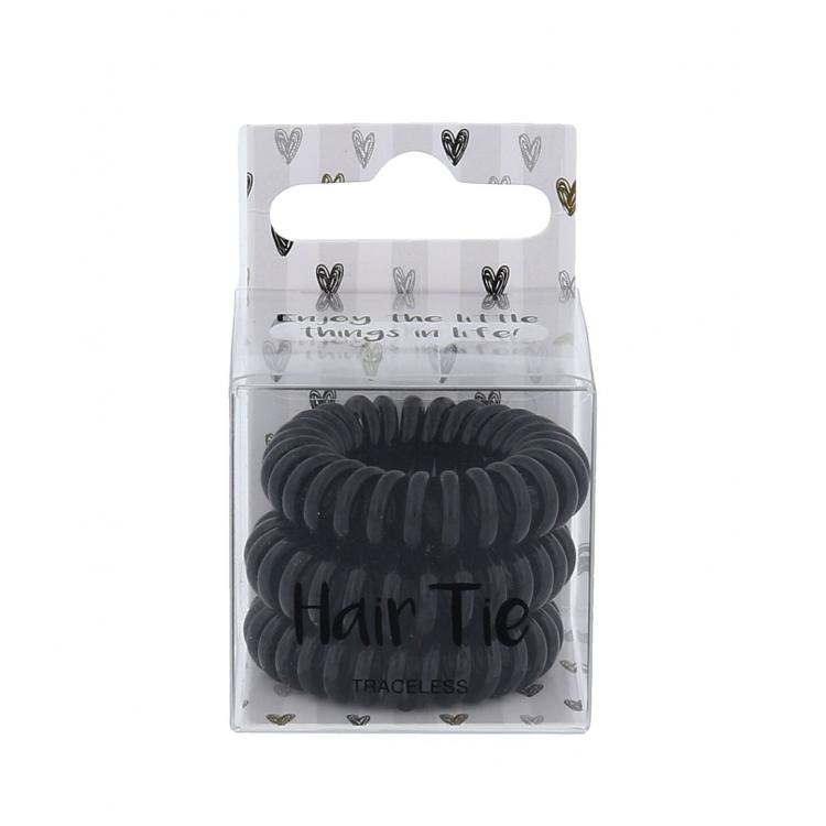 2K Hair Tie Hajgumi nőknek 3 db Változat Black