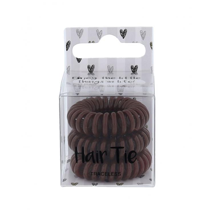 2K Hair Tie Hajgumi nőknek 3 db Változat Brown