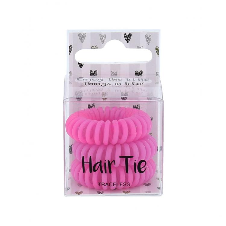 2K Hair Tie Hajgumi nőknek 3 db Változat Pink