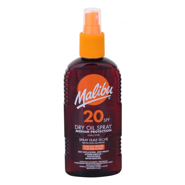 Malibu Dry Oil Spray SPF20 Fényvédő készítmény testre 200 ml