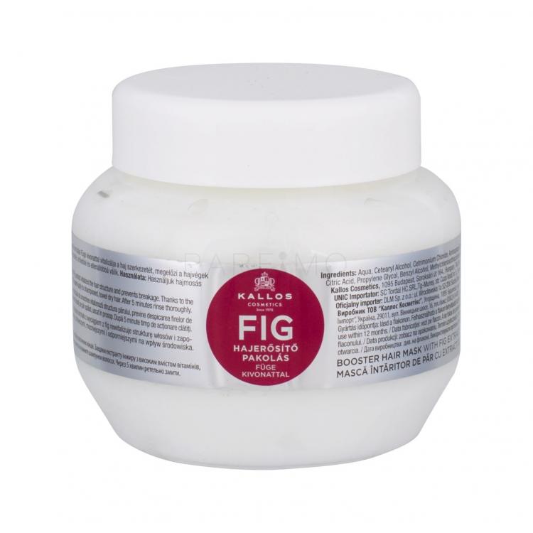 Kallos Cosmetics Fig Hajpakolás nőknek 275 ml