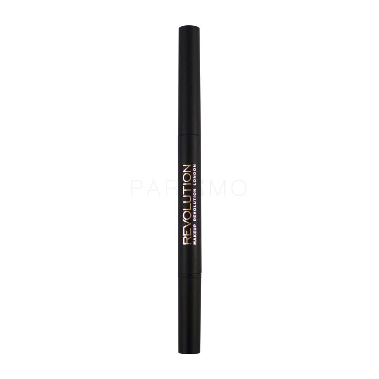 Makeup Revolution London Duo Brow Definer Szemöldökceruza nőknek 0,15 g Változat Medium Brown