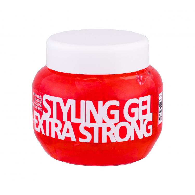 Kallos Cosmetics Styling Gel Extra Strong Hajzselé nőknek 275 ml