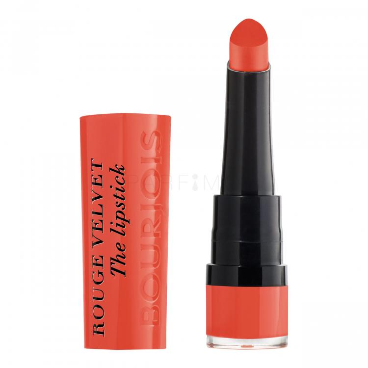 BOURJOIS Paris Rouge Velvet The Lipstick Rúzs nőknek 2,4 g Változat 06 Abrico´dabra!