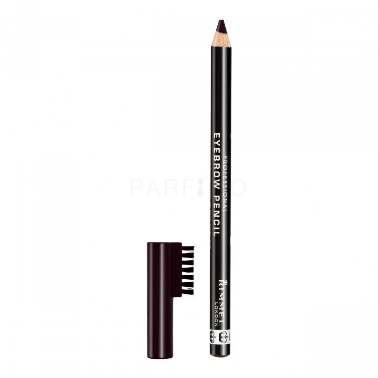 Rimmel London Professional Eyebrow Pencil Szemöldökceruza nőknek 1,4 g Változat 004 Black Brown