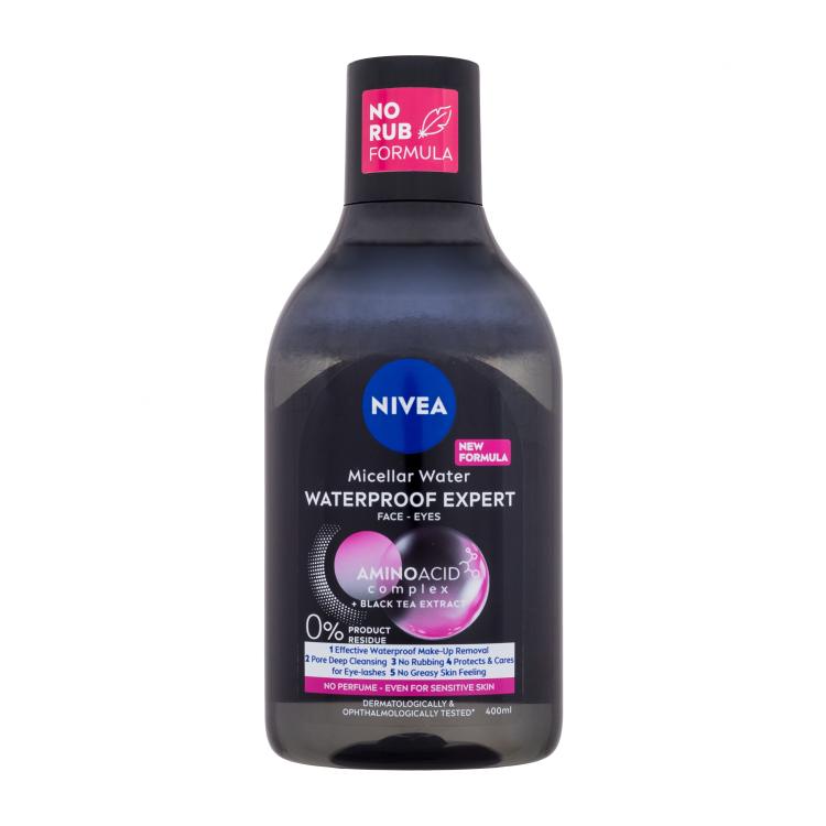 Nivea MicellAIR® Expert Waterproof Micellás víz nőknek 400 ml