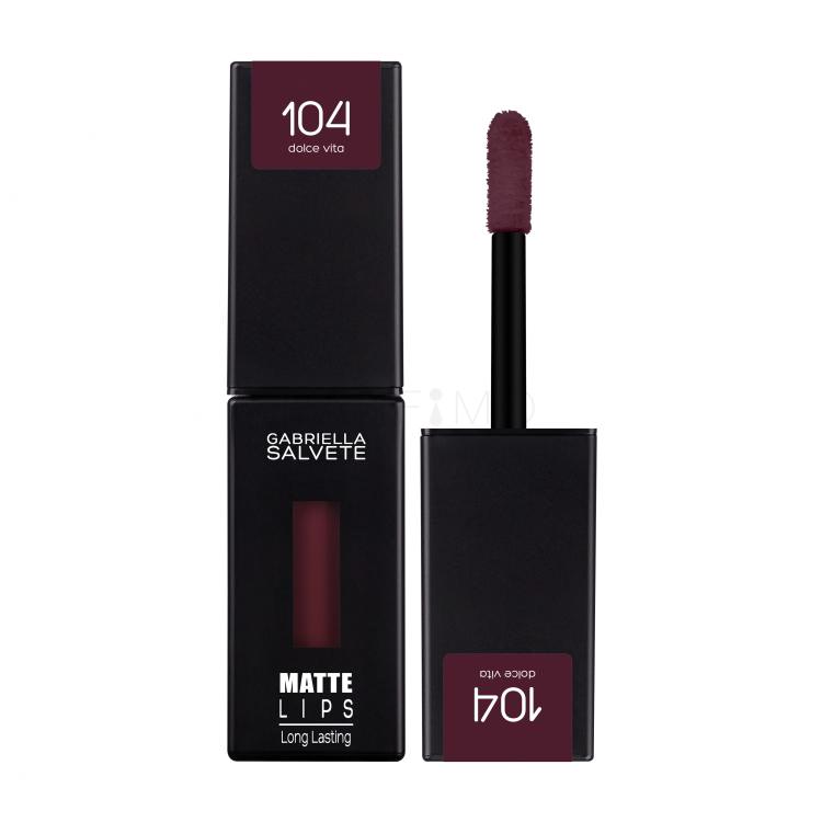 Gabriella Salvete Matte Lips Rúzs nőknek 4,5 ml Változat 104 Dolce Vita