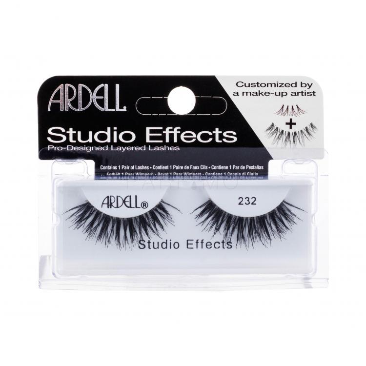 Ardell Studio Effects 232 Műszempilla nőknek 1 db Változat Black