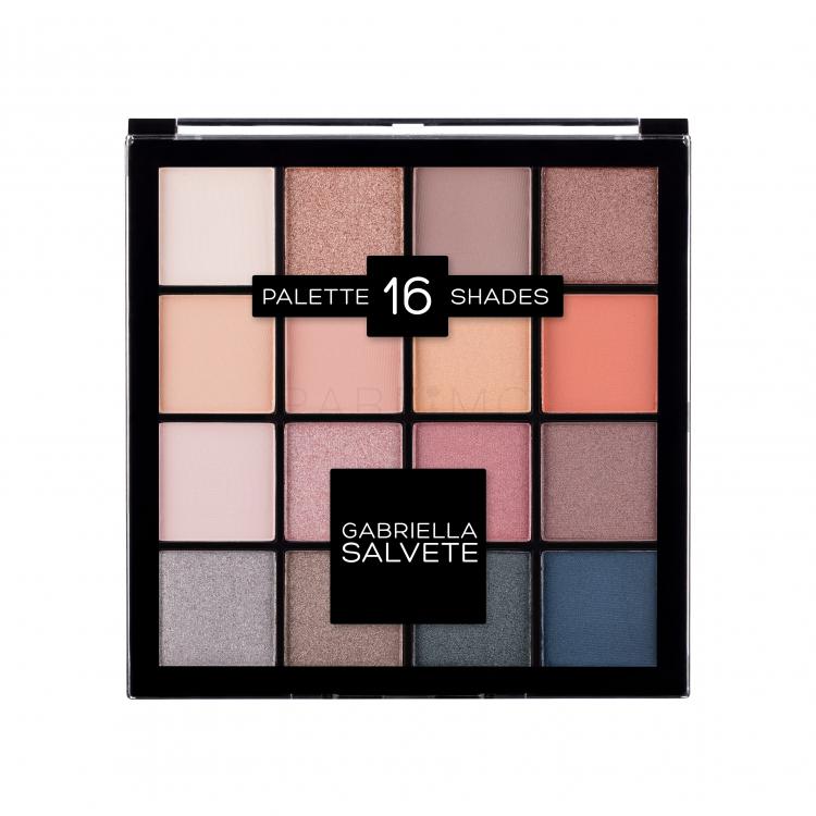 Gabriella Salvete Palette 16 Shades Szemhéjfesték nőknek 20,8 g Változat 01 Gold