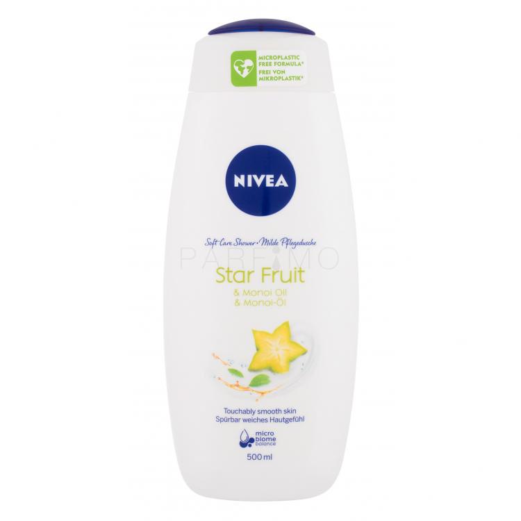 Nivea Star Fruit &amp; Monoi Oil Tusfürdő nőknek 500 ml