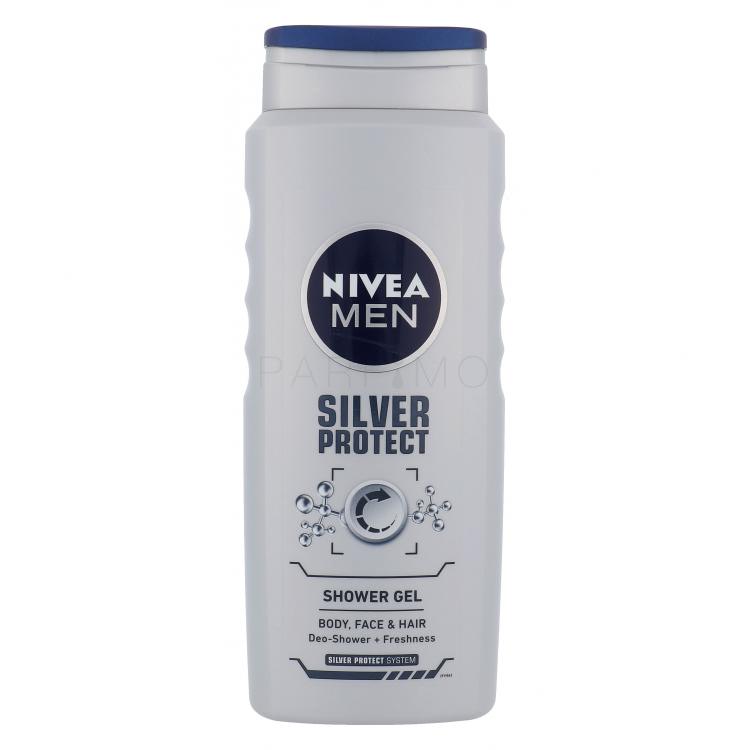 Nivea Men Silver Protect Tusfürdő férfiaknak 500 ml